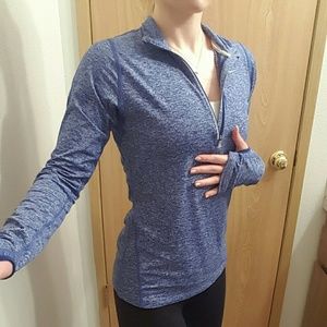 Nike blue running shirt long sleeve extra small